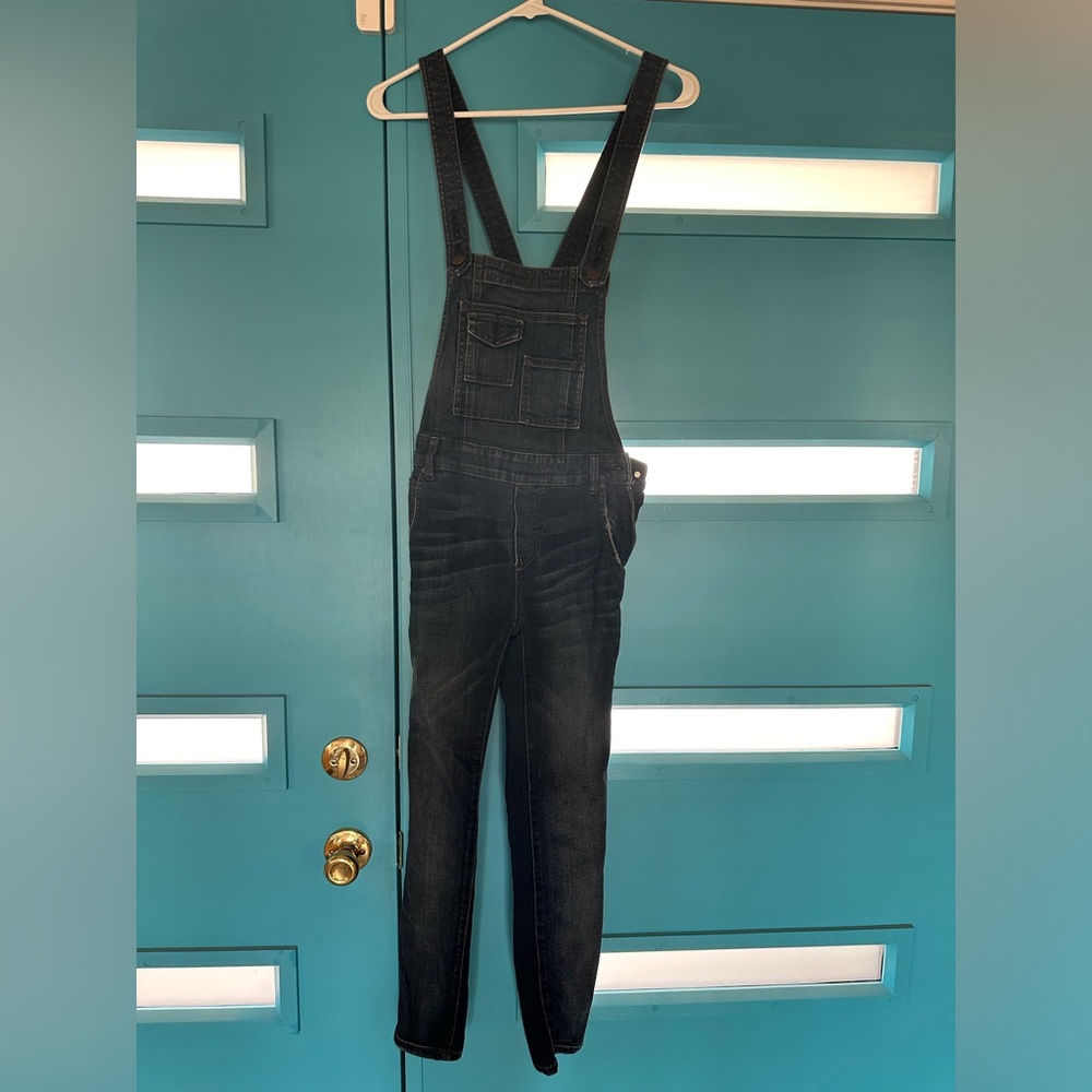 🌻 Free People Skinny Overalls - Boho Chic Perfection - Size 25